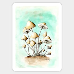 mushrooms Sticker